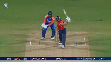 IND vs ENG 2025, 2nd T20I: Jos Buttler Six