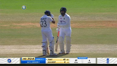 Rishabh Pant's double 4s in one over