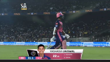 Final: GT vs RR – Yashasvi Jaiswal Wicket