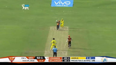 M46: CSK vs SRH – Shikhar Dhawan Six