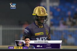 Q2: KKR vs DC – Shubman Gill Wicket