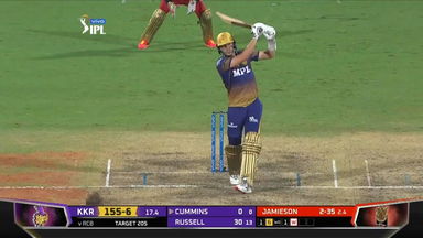 M10: RCB vs KKR   – Pat Cummins Six