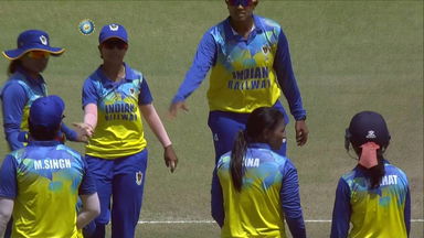 Womens Senior One Day Trophy 2020-21,Final -  Jharkhand Vs RAILWAYS: Fall of Wickets