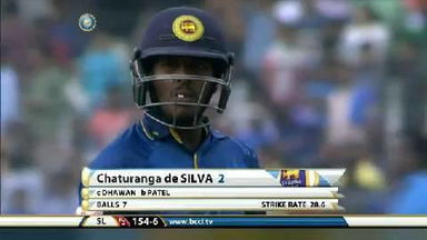3RD ODI: IND vs SL – Chaturanga de Silva Wicket
