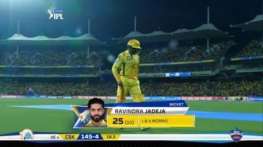 M50: CSK vs DC – Ravindra Jadeja Wicket