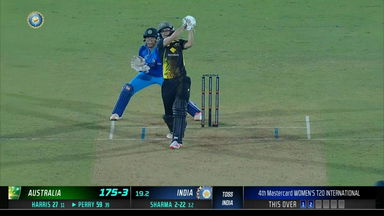 IND-W vs AUS-W 2022, 4TH T20I: Ellyse Perry Six