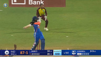 IND-W vs WI-W 2024, 1st T20I: Jemimah Rodrigues Six