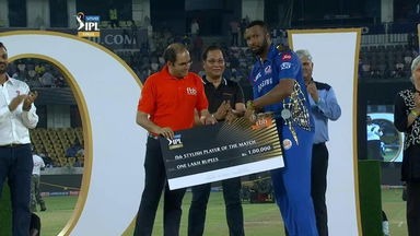Final: MI vs CSK – fbb Stylish Player of the Match – Kieron Pollard