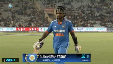 IND vs AUS 2023-24, 1ST ODI: Suryakumar Yadav Wicket