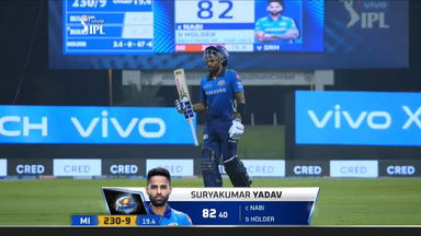 M55: SRH vs MI – Suryakumar Yadav Wicket
