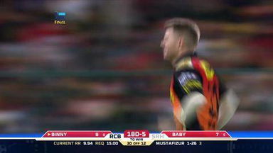 M60: RCB vs SRH – Stuart Binny Wicket