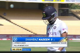 IND vs ENG 2021, 1st Test, Day 4: Shahbaz Nadeem Wicket