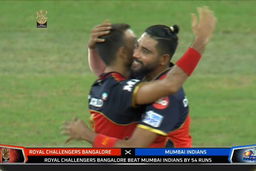 M39: RCB vs MI – Adam Milne Wicket