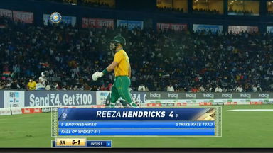 IND vs SA 2022, 2ND T20I: Reeza Hendricks Wicket