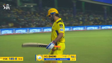 IPL 2025 M62: CSK vs RR - MS Dhoni Wicket