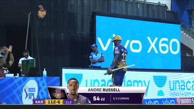 M15: KKR vs CSK – Andre Russell Wicket