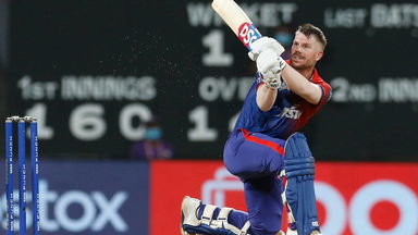 David Warner bats through for DC with 52*(41)