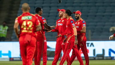 On target: Jonny Bairstow's bullet throw gets Hooda run-out
