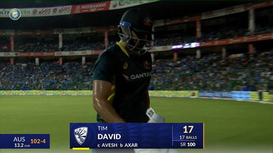 IND vs AUS 2023-24, 5TH T20I: Tim David Wicket