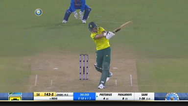 IND vs SA 2019, 2nd T20I: Dwaine Pretorius Six