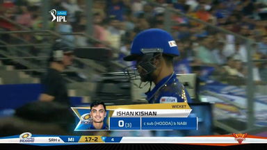 M23: MI vs SRH – Ishan Kishan Wicket