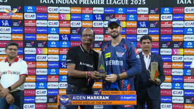 IPL 2025 M16: LSG vs MI - Angel One Super Sixes of the Match - Aiden Markram