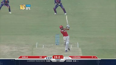 M4: KXIP vs RPS – Manan Vohra Six