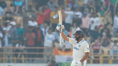 Rohit Roars in Rajkot with splendid 131(196)