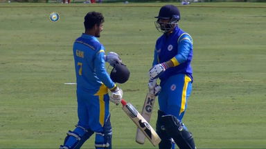 Sakibul Gani's solid 114 (139) against Mizoram