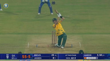 IND vs SA 2025, 1st T20I: Marco Jansen Six