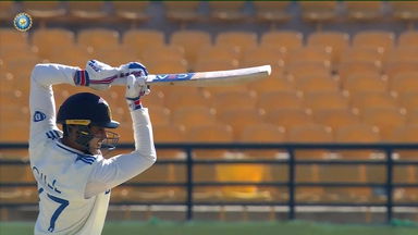 Authoritative! Shubman Gill's straight six against Jimmy Anderson