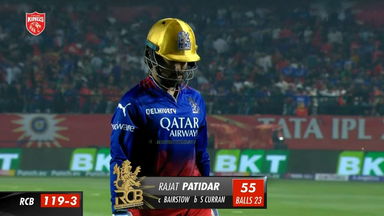 M58: PBKS vs RCB  – Rajat Patidar Wicket