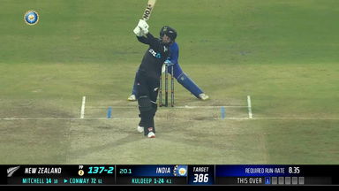 IND vs  NZ 2023, 3RD ODI: Devon Conway  Six