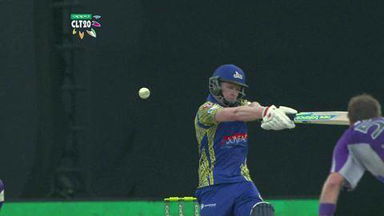 CLT20 2014 M6: COB vs HOB  –   Fall Of Wickets