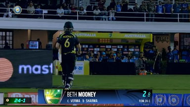 IND-W vs AUS-W 2022, 4TH T20I: Beth Mooney Wicket