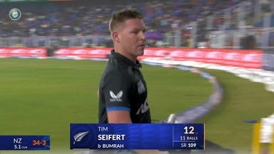 IND vs NZ 2026, 3rd T20I: Tim Seifert Wicket