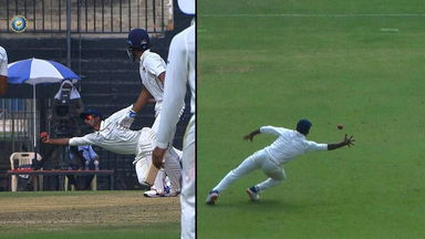Baba Aparajith's one-handed scorcher