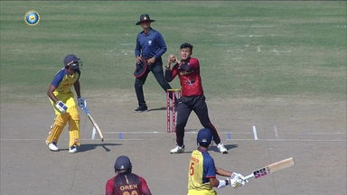 SMAT 2023: 4, 4, W: Kense gets the better of Washington Sundar