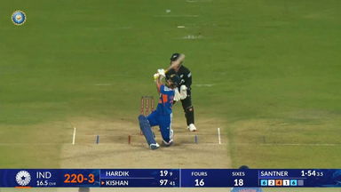 IND vs NZ 2026, 5th T20I: Ishan Kishan Six