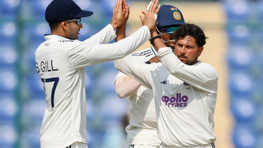 Kuldeep on the charge: Provides double delight in one over