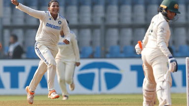 Sneh Rana's skilful 4/63