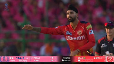 IPL 2025 M59: RR vs PBKS - Riyan Parag Wicket