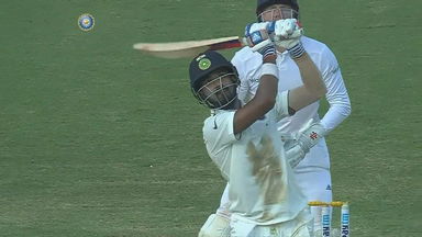 IND vs ENG 2016 - 5th Test day 3 : KL Rahul Six