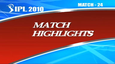 IPL 2010 Match 24 Highlights RR vs CSK