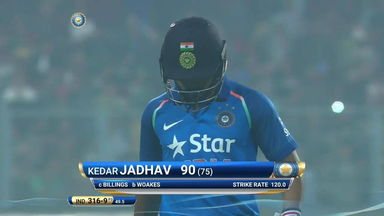 IND vs ENG 2017, 3rd ODI : Kedar Jadhav Wicket
