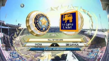 2ND ODI: IND vs SL  –   Fall Of Wickets