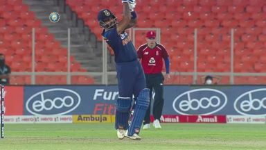 IND vs ENG 2021, 5th T20I : Suryakumar Yadav Six