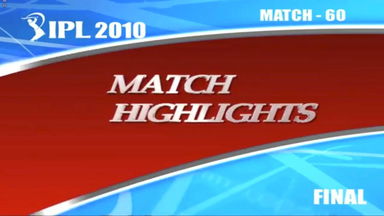 IPL 2010 Final: MI vs CSK – Match Highlights