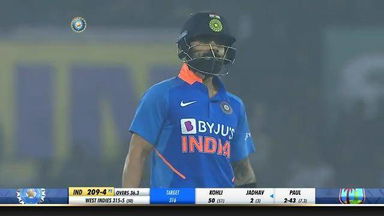 Captain Kohli leads the charge with 85(81)