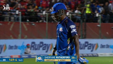 IPL 2026 M58: PBKS vs MI - Sherfane Rutherford Wicket